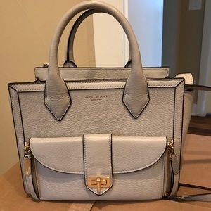 Henri Bendel Satchel with detachable Chain Wallet.